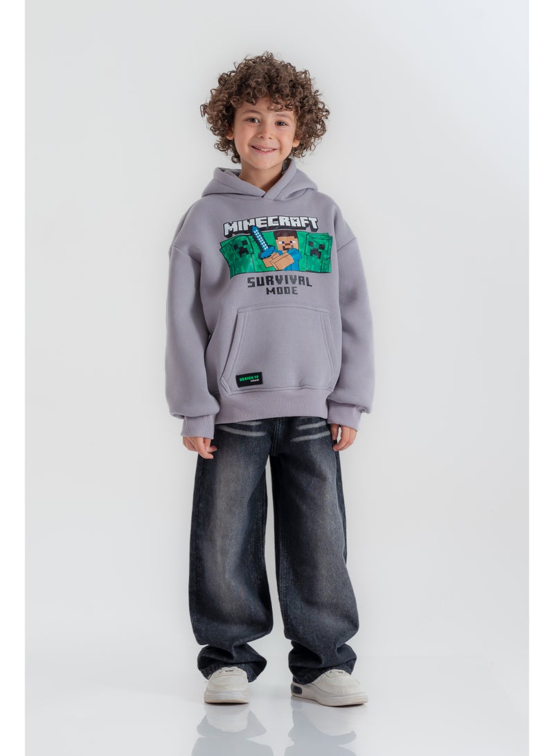 سي إن جينز وير كيدز بنطلون أولادي واسع سادة - Image 2